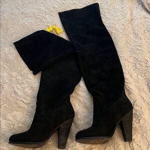 Joe’s Genuine Suede Leather Over The Knee High Boots🔥